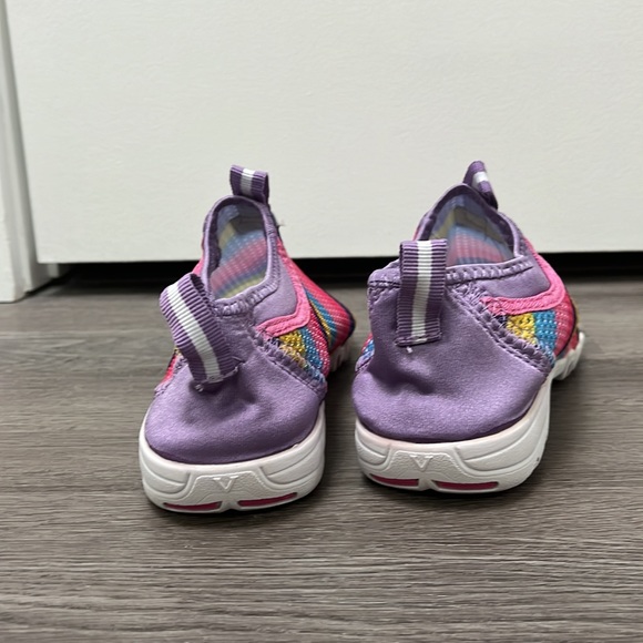 Fashion Casual Women’s casual striped colors breathable mesh sneakers size 7.5 - Picture 5 of 9